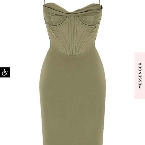 MYRNA OLIVE CORSET HOUSE OF CB DRESS - Picture 5 of 9